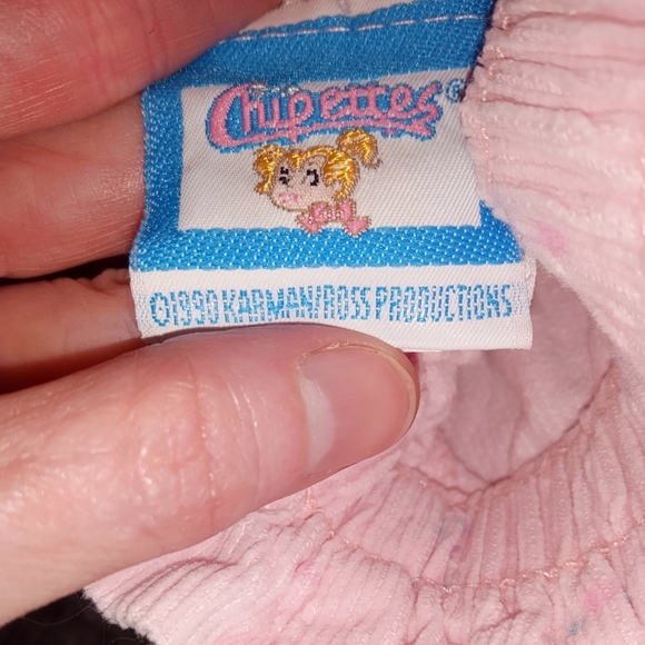 VTG The Chipettes Pink Flowered Paper Bag Waist Pants 2t - Picture 2 of 6